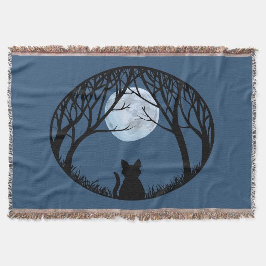 Cat Lover Blanket Le Chat Fat Cat Throw Blanket Deken (Voorkant)