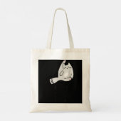Cat Lover Blijf Classy Animal Calssy Tote Bag (Achterkant)