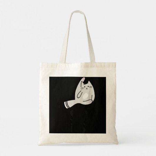 Cat Lover Blijf Classy Animal Calssy Tote Bag (Achterkant)