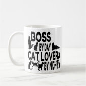 Cat Lover Boss Koffiemok (Links)