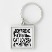 Cat Lover Boyfriend Sleutelhanger (Voorkant)