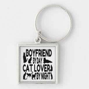 Cat Lover Boyfriend Sleutelhanger
