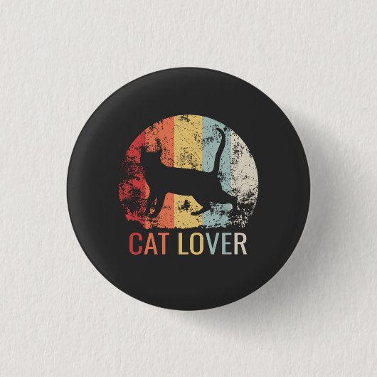 Cat Lover Button (Voorkant)
