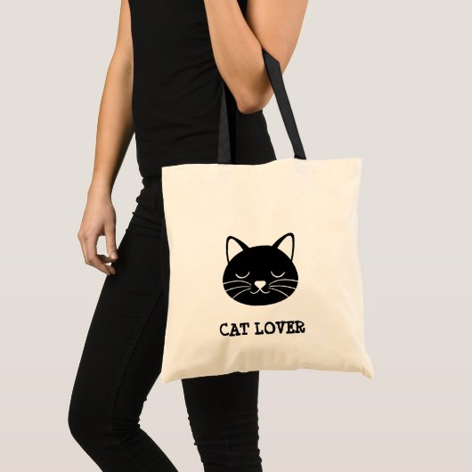 CAT LOVER CANVAS TAS (Voorkant (product))