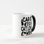 Cat Lover Car Guy Magische Mok (Voorkant rechts)
