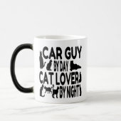 Cat Lover Car Guy Magische Mok (Links)