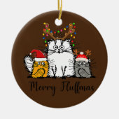 Cat Lover Cat mam Cat Pap Kerstmis Keramisch Ornament (Voorkant)