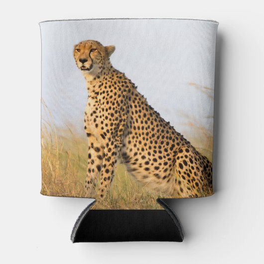 Cat lover cheetah foto blikjeskoeler (Voorkant)