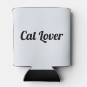 Cat lover cheetah foto blikjeskoeler (Achterkant)