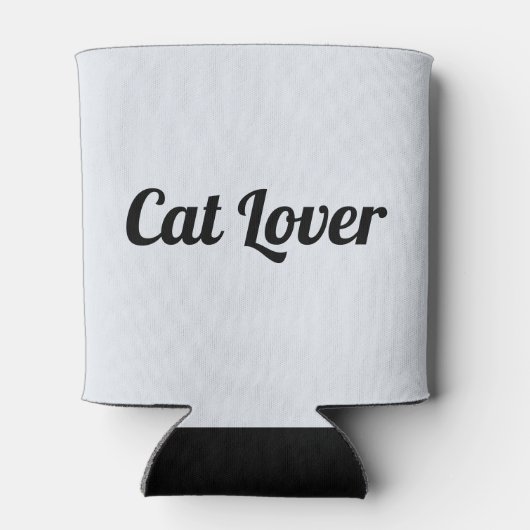 Cat lover cheetah foto blikjeskoeler (Achterkant)