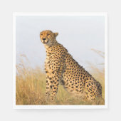 Cat lover cheetah foto servet (Voorkant)