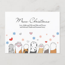 Cat Lover Christmas Kaart Dierenvriend Briefkaart