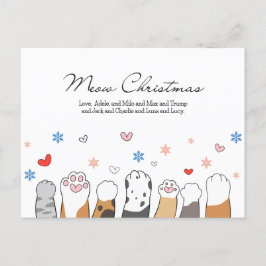 Cat Lover Christmas Kaart Dierenvriend Briefkaart