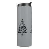 Cat Lover Christmas Tree 1 Thermosbeker (Gedraaid links)