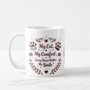 Cat Lover Classic Mok – 11 oz Roze Goud Elegantie