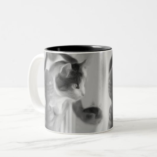 Cat Lover Coffee Mok (Voorkant links)