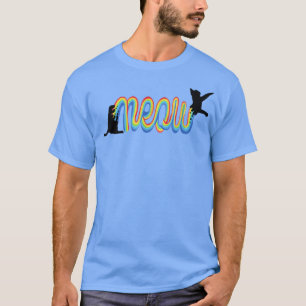 Cat Lover Colorful Kitten Vinta T-shirt