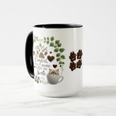 Cat Lover Combo Mok – 15 oz Warm Comfort Koffie (Voorkant links)