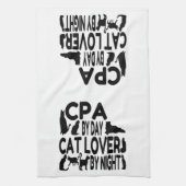 Cat Lover CPA Theedoek (Verticaal)