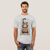 Cat Lover Crypto Gift bewerkbaar T-shirt (Voorkant volledig)