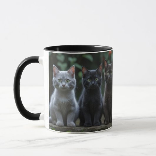 Cat Lover Cup - donker Mok (Links)