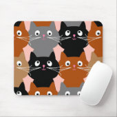 CAT LOVER CUTE CATS MOUSEPAD MUISMAT (Met muis)