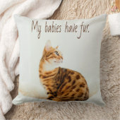 Cat Lover, Cute Kitten Meme, mijn baby's hebben ee Kussen (Deken)