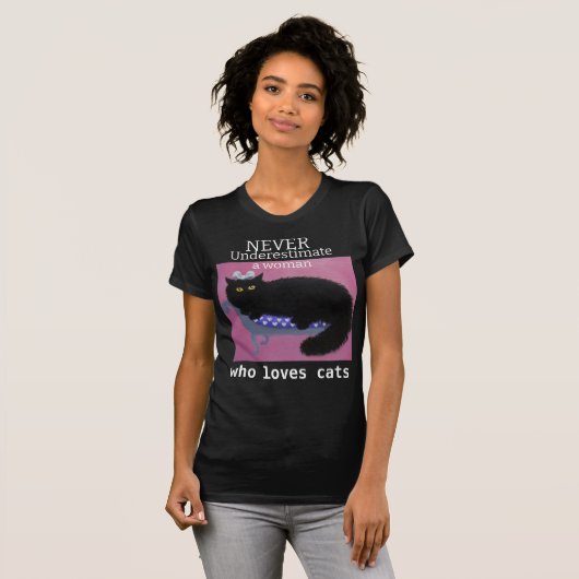 Cat Lover/dames T-shirt (Voorkant volledig)