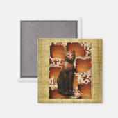 "CAT LOVER" Egyptische bastetkat Magnet (Voorkant / Achterkant)