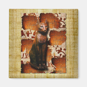 "CAT LOVER" Egyptische bastetkat Magnet