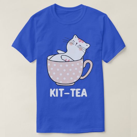 Cat Lover en Tea Lover, Kit-Tea - 5 - T-shirt (Design voorkant)