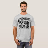 Cat Lover Epidemiologist T-shirt (Voorkant volledig)