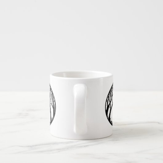 Cat Lover Espresso Cup Fat Cups Mok Cat Gift (Achterkant)