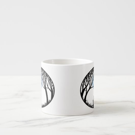 Cat Lover Espresso Cup Fat Cups Mok Cat Gift (Voorkant)