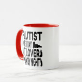 Cat Lover Flutist Mok (Voorkant links)