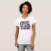 Cat Lover Forensisch Wetenschapper T-shirt (Voorkant volledig)