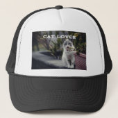 Cat Lover Foto Honkbal Trucker Hoed - Pet (Voorkant)