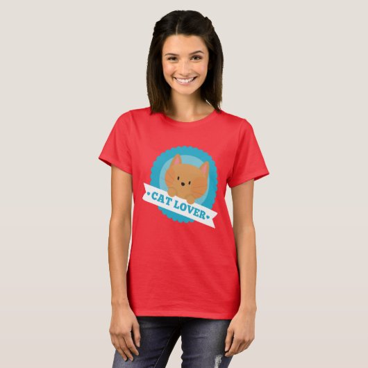 Cat Lover Fun Shirt (Voorkant volledig)
