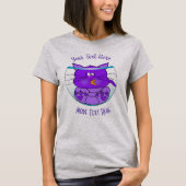 CAT LOVER | Funny Cat in Fishbowl T-shirt (Voorkant)