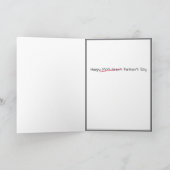 Cat Lover Funny Cat Pap Vaderdag Kaart (Binnen)