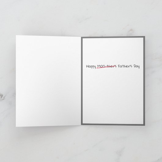 Cat Lover Funny Cat Pap Vaderdag Kaart (Binnen)