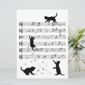Cat Lover Funny Pianist Piano Lover (Staand voorkant)