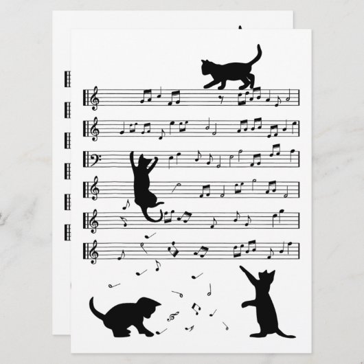 Cat Lover Funny Pianist Piano Lover (Voorkant / Achterkant)