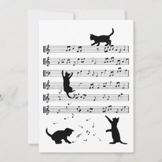 Cat Lover Funny Pianist Piano Lover Feestdagenkaart