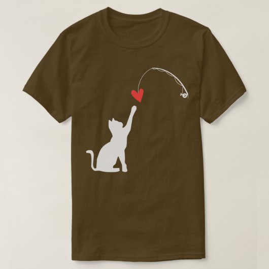 Cat Lover Funny Valentijnsdag T-shirt (Design voorkant)