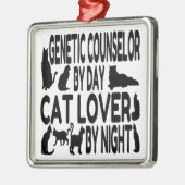 Cat Lover Genetic Counselor Metalen Ornament (Links)