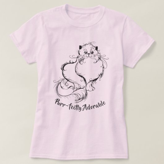 CAT LOVER | GESPONNEN SCHATTIG T-SHIRT (Design voorkant)
