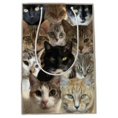 Cat Lover Gift Bag Medium Cadeauzakje (Voorkant)