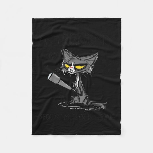 Cat Lover Gift | Cadeau voor overdekte katten Fleece Deken (Voorkant)