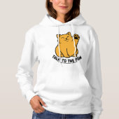 cat lover gift hoodie (Voorkant)